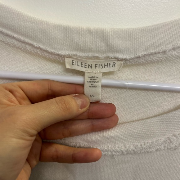 Eileen Fisher Pocket Crew with Cherry - Picture 5 of 11